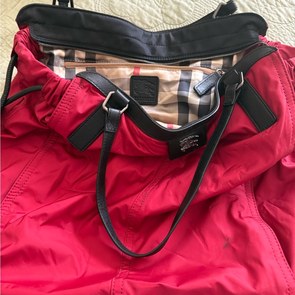 Burberry Red and Black Women's Bag - Picture 2 of 8